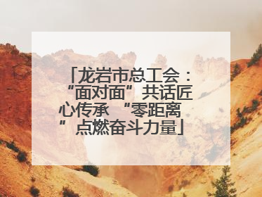 龙岩市总工会：“面对面”共话匠心传承 “零距离”点燃奋斗力量