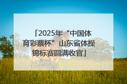 2025年“中国体育彩票杯”山东省体操锦标赛圆满收官