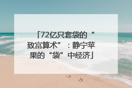 72亿只套袋的“致富算术”：静宁苹果的“袋”中经济