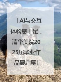 AI与交互体验感十足，清华美院2025届毕业作品展启幕